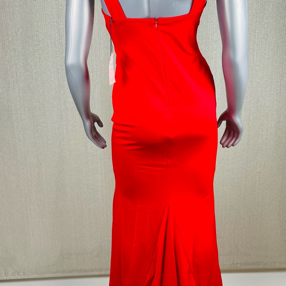 TIE RACK HALTER MAXI DRESSRED - Picture 2 of 8